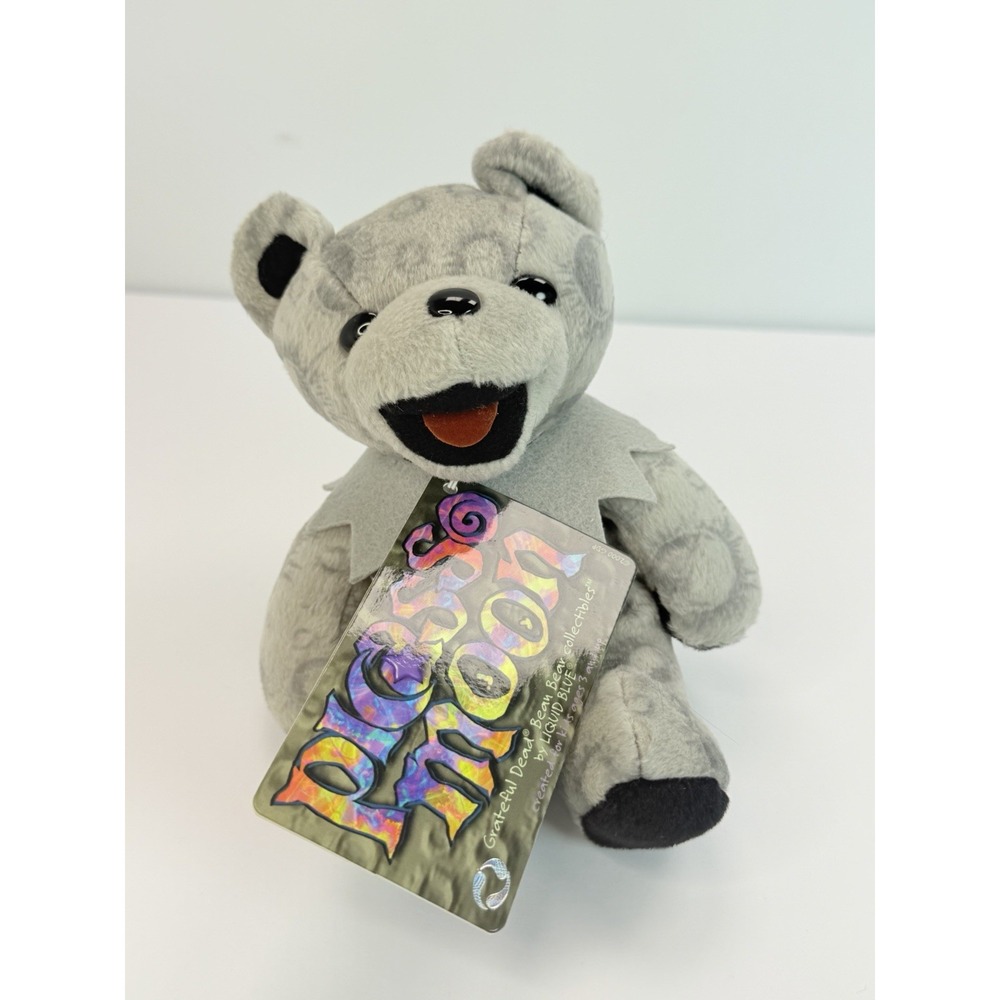Grateful Dead Picasso Moon Bean Bear Plush W/ Tags  Toy Liquid Blue